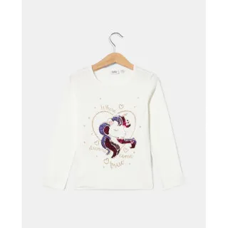 BLUKIDS MAJICA DUG RUKAV SNOW WHITE