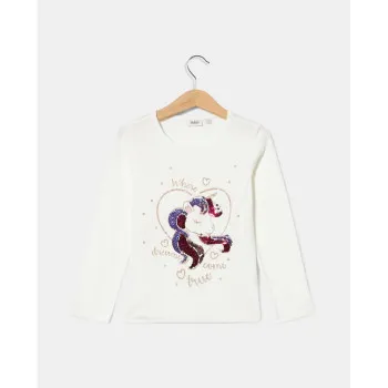 BLUKIDS MAJICA DUG RUKAV SNOW WHITE 