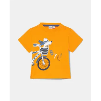 BLUKIDS MAJICA KRATAK RUKAV SUN ORANGE 
