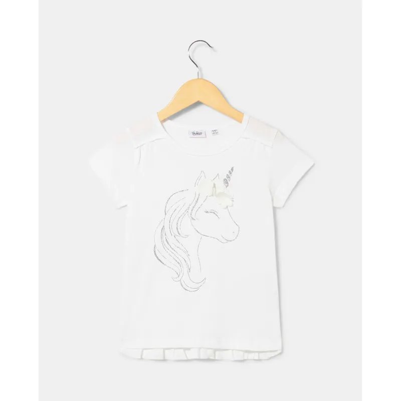 BLUKIDS MAJICA KRATAK RUKAV BRIGHT WHITE