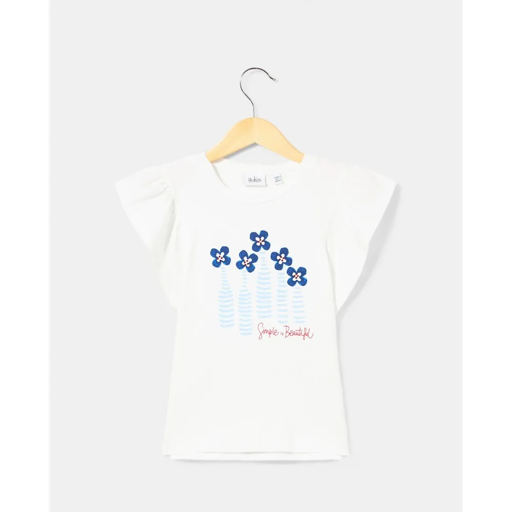 BLUKIDS MAJICA KRATAK RUKAV BRIGHT WHITE