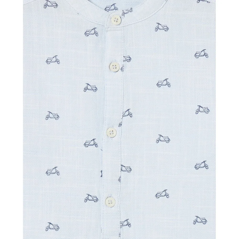 BLUKIDS KOSULJA DUG RUKAV HALOGEN BLUE