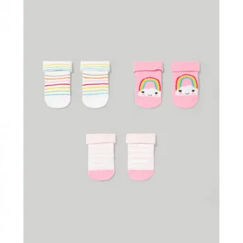 BLUKIDS CARAPE WHITE/PINK3 KOM 