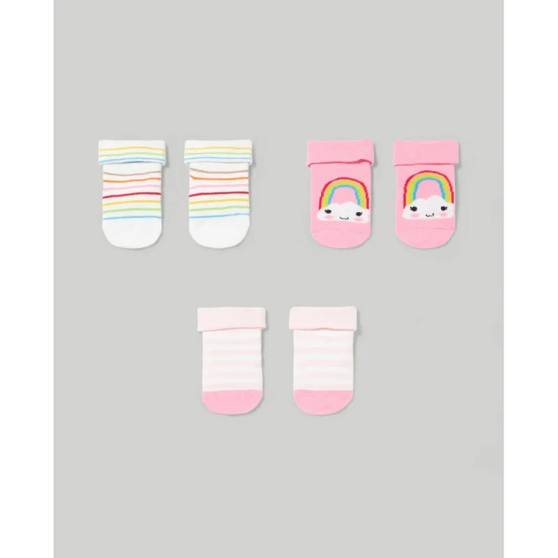 BLUKIDS CARAPE WHITE/PINK3 KOM 