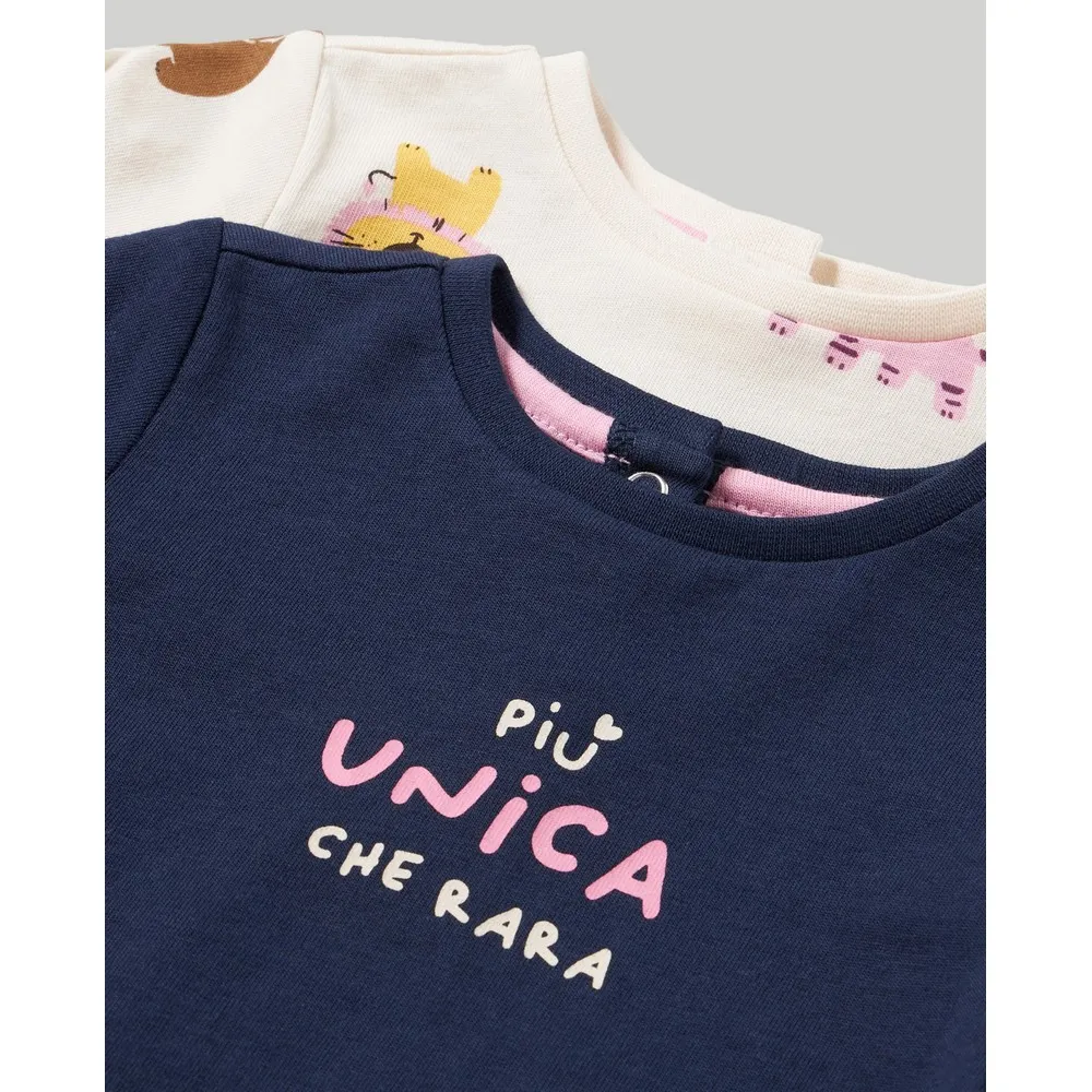 BLUKIDS MAJICA DUG RUKAV IBIZA BLUE2 KOM 