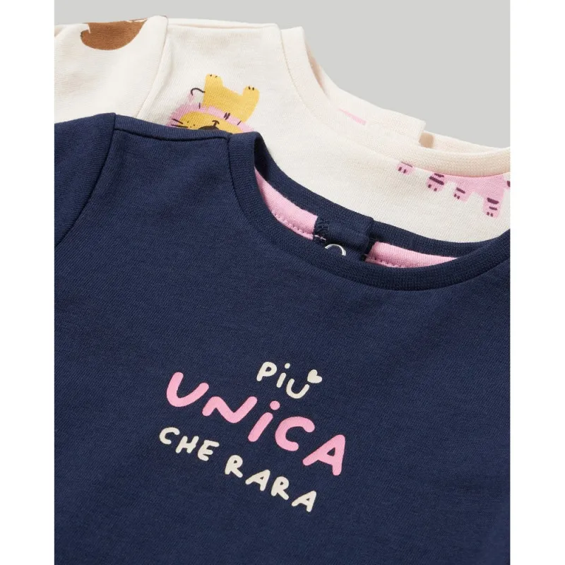 BLUKIDS MAJICA DUG RUKAV IBIZA BLUE2 KOM 