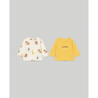 BLUKIDS MAJICA DUG RUKAV YOLK YELLOW2 KOM