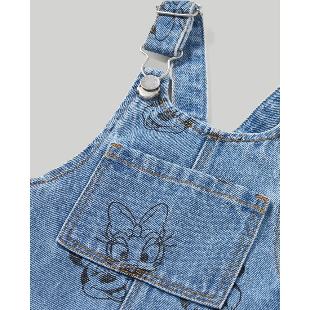 BLUKIDS FARMERKE NA TREGERE FADED DENIM