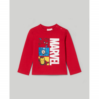 BLUKIDS MAJICA DUG RUKAV RIBBON RED