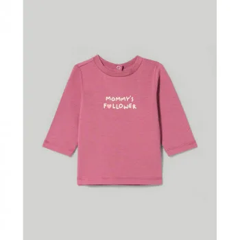 BLUKIDS MAJICA DUG RUKAV HEATHER ROSE 