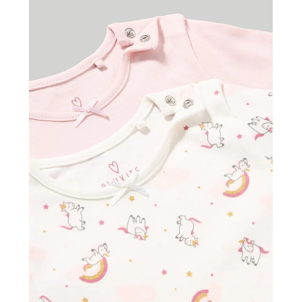 BLUKIDS BODI DUG RUKAV PRIMROSE PINK2 KOM