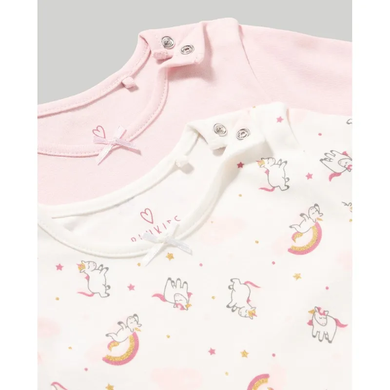 BLUKIDS BODI DUG RUKAV PRIMROSE PINK2 KOM 