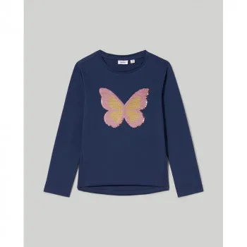 BLUKIDS MAJICA DUG RUKAV TWILIGHT BLUE 