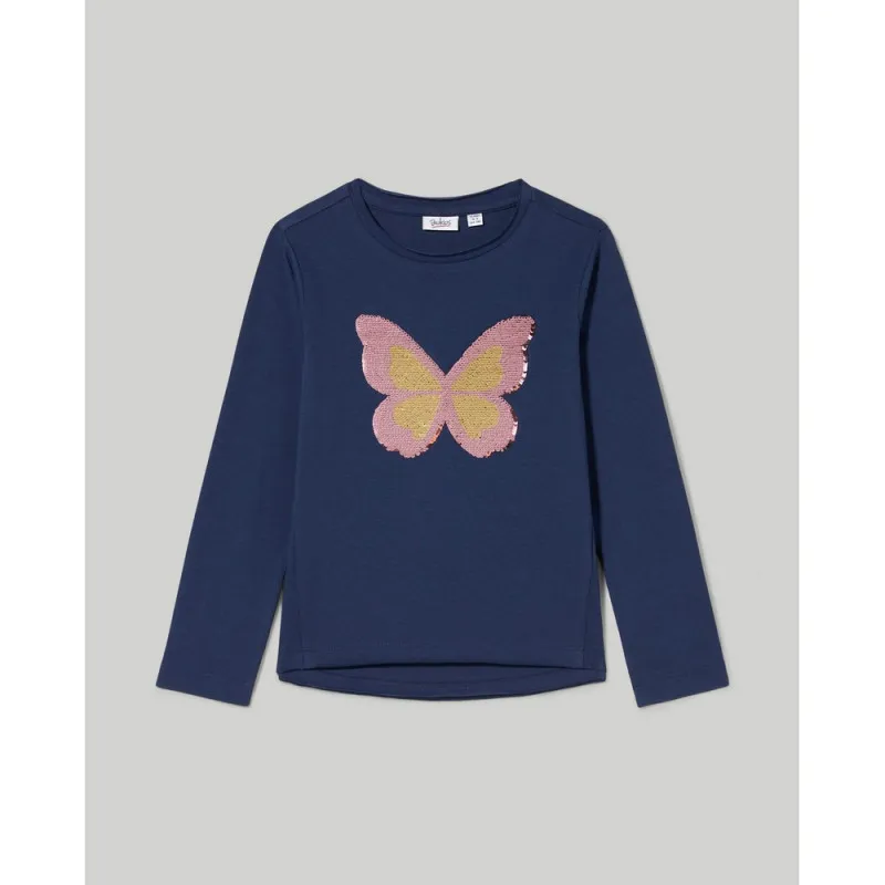 BLUKIDS MAJICA DUG RUKAV TWILIGHT BLUE 