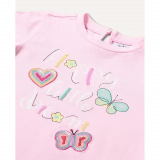 BLUKIDS MAJICA KRATAK RUKAV PINK