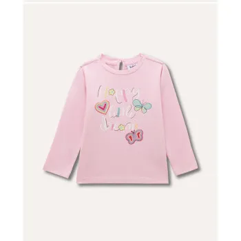 BLUKIDS MAJICA KRATAK RUKAV PINK 