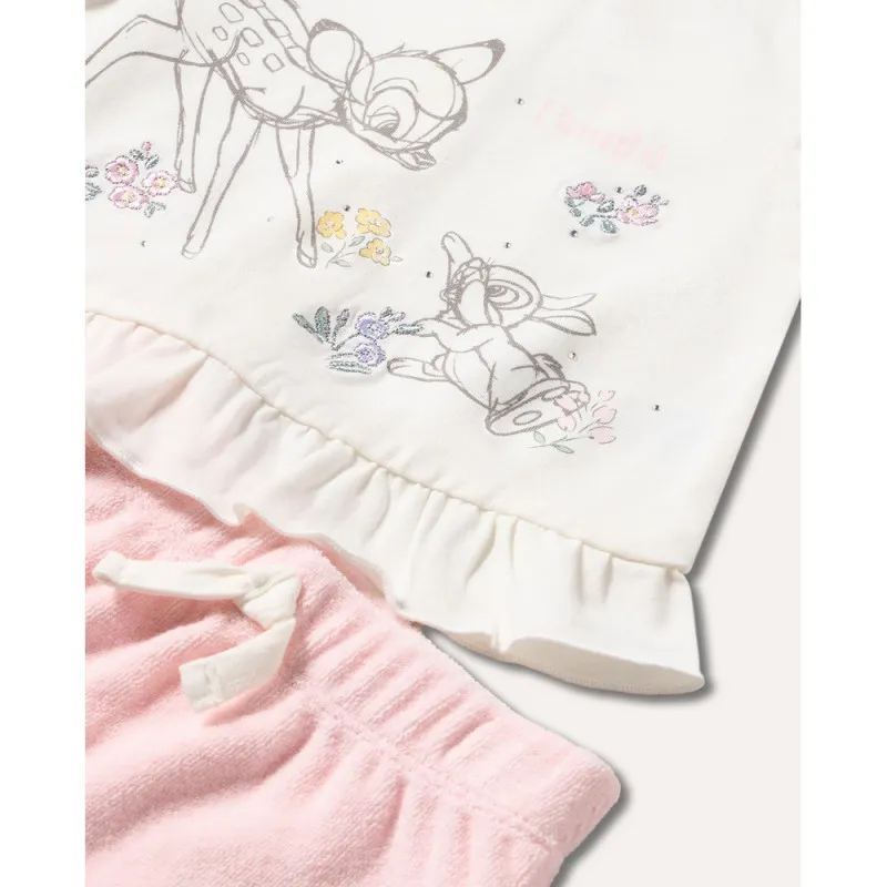 BLUKIDS MAJICA KRATAK RUKAV I SORTS CRADLE PINK