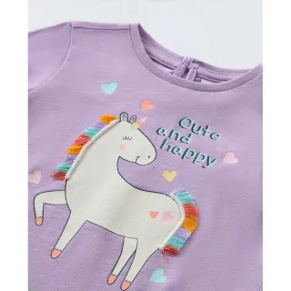BLUKIDS MAJICA KRATAK RUKAV VIOLET