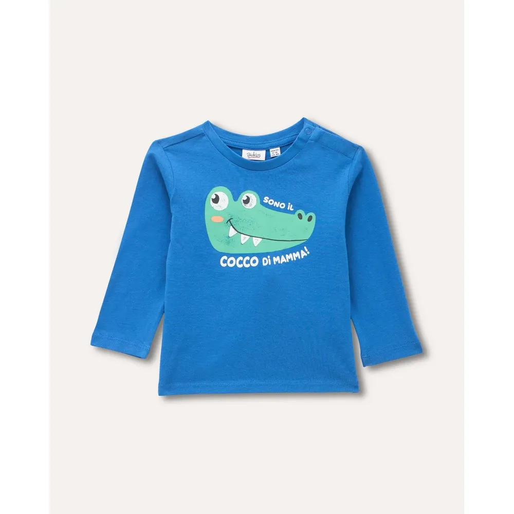 BLUKIDS MAJICA DUG RUKAV STRONG BLUE