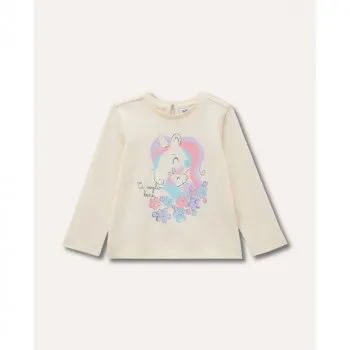 BLUKIDS MAJICA KRATAK RUKAV OFF WHITE 