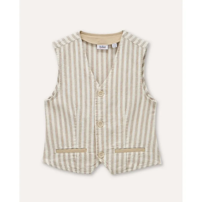 BLUKIDS PRSLUK WHITE-STRIPED BROWN 