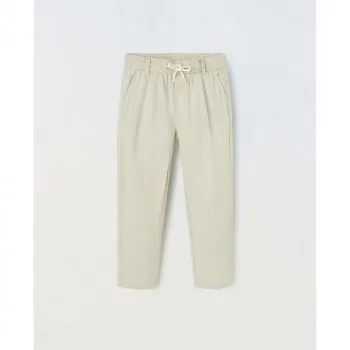 BLUKIDS PANTALONE LIGHT BROWN 