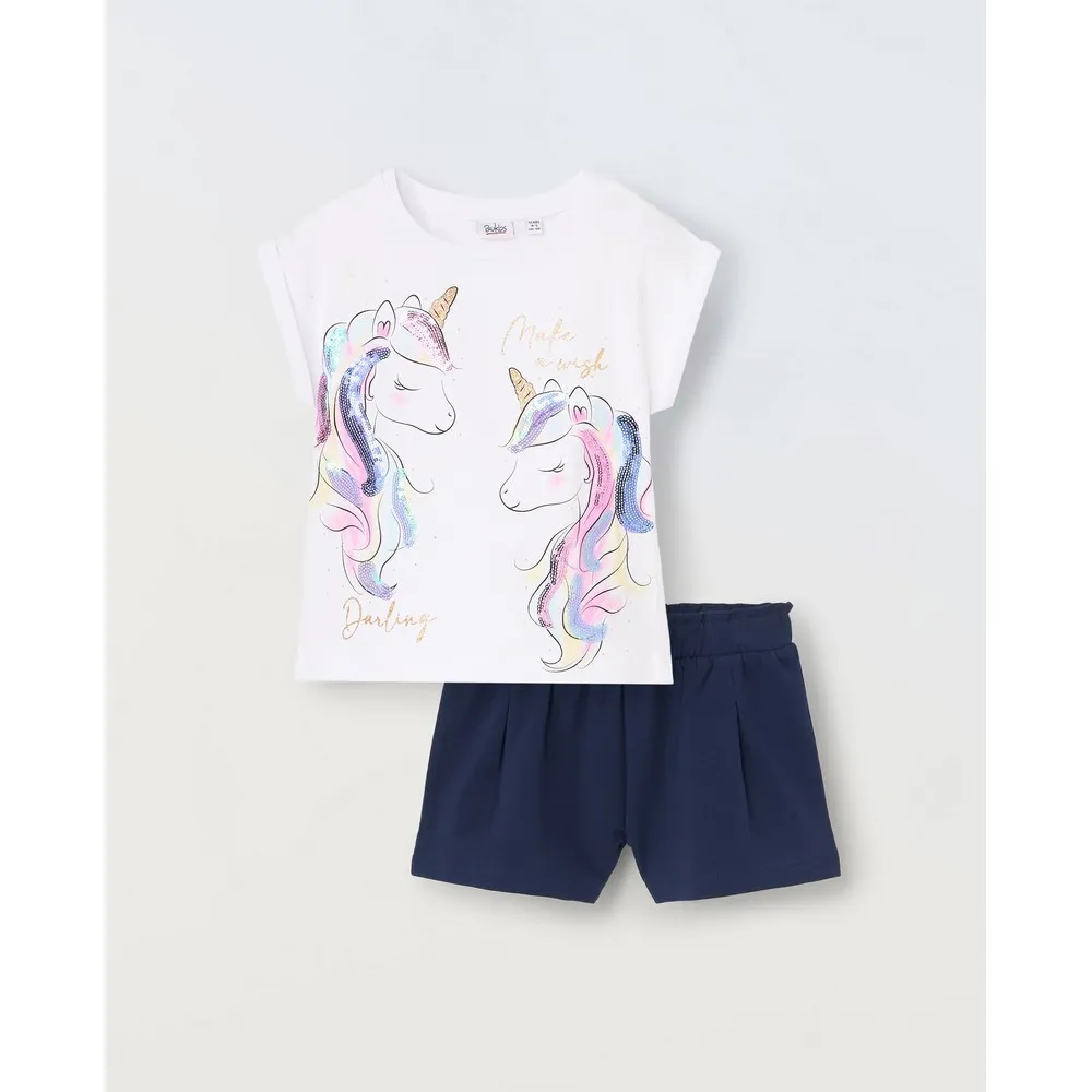 BLUKIDS TRENERKA KOMPLET OPTICAL WHITE