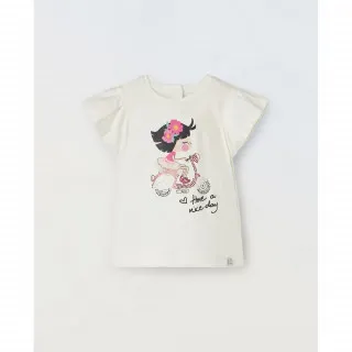 BLUKIDS MAJICA KRATAK RUKAV OFF WHITE