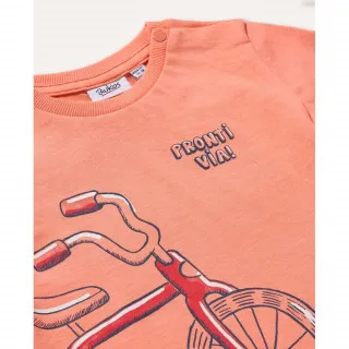 BLUKIDS MAJICA KRATAK RUKAV LIGHT ORANGE 