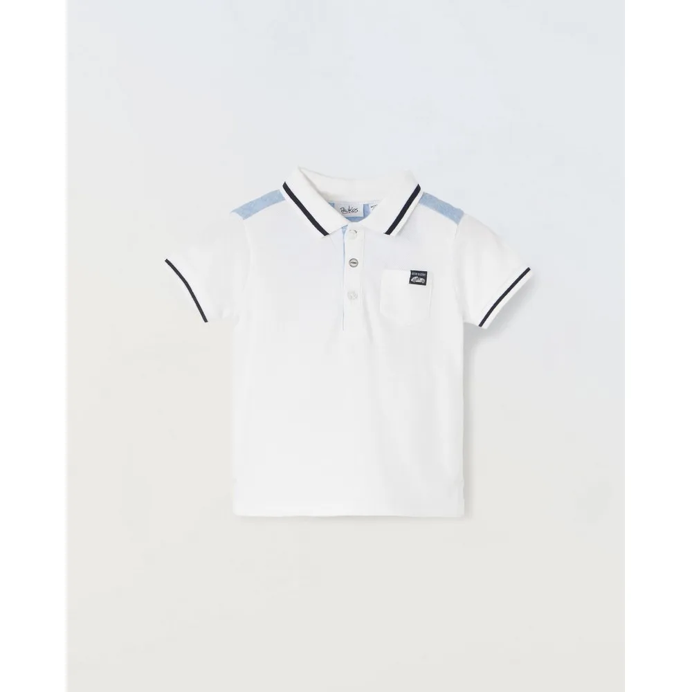 BLUKIDS POLO KOSULJA OFF WHITE