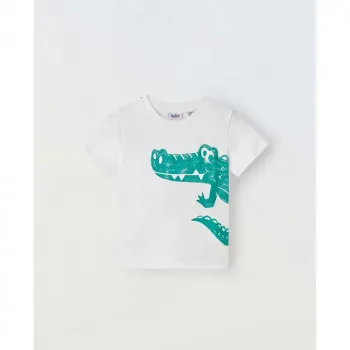 BLUKIDS MAJICA KRATAK RUKAV OPTICAL WHITE 