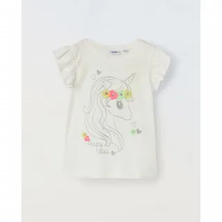 BLUKIDS MAJICA KRATAK RUKAV OFF WHITE