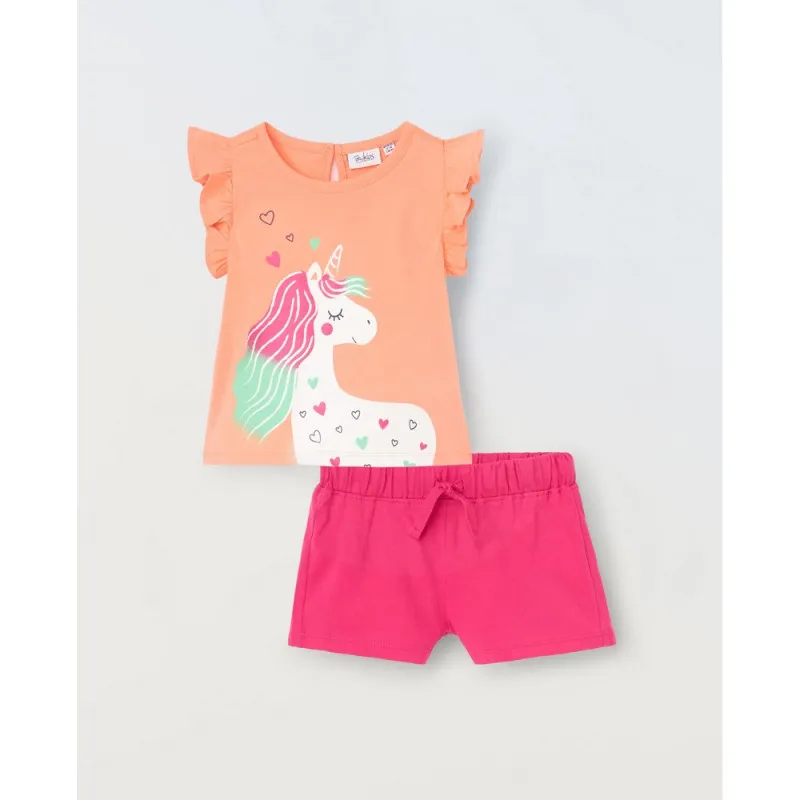 BLUKIDS TRENERKA KOMPLET LIGHT ORANGE