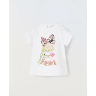 BLUKIDS MAJICA KRATAK RUKAV OPTICAL WHITE