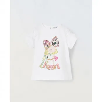 BLUKIDS MAJICA KRATAK RUKAV OPTICAL WHITE 
