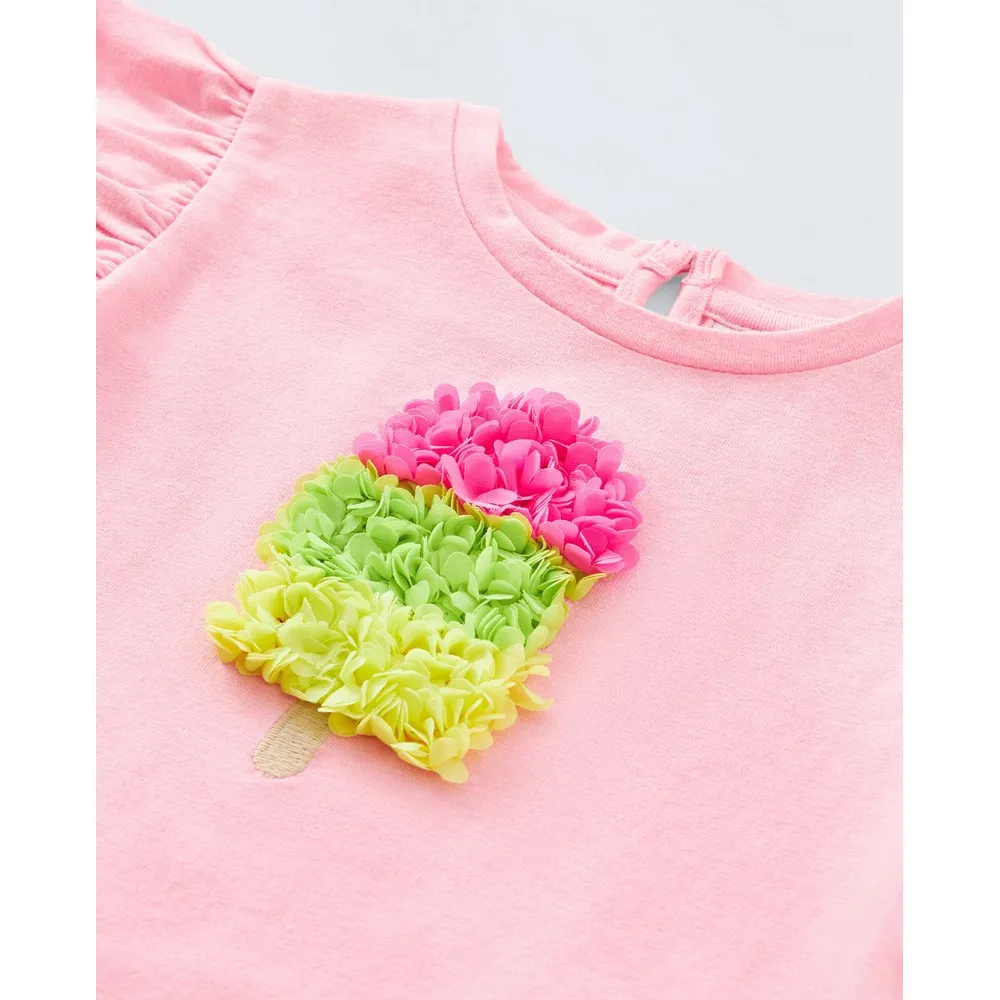 BLUKIDS MAJICA KRATAK RUKAV PINK