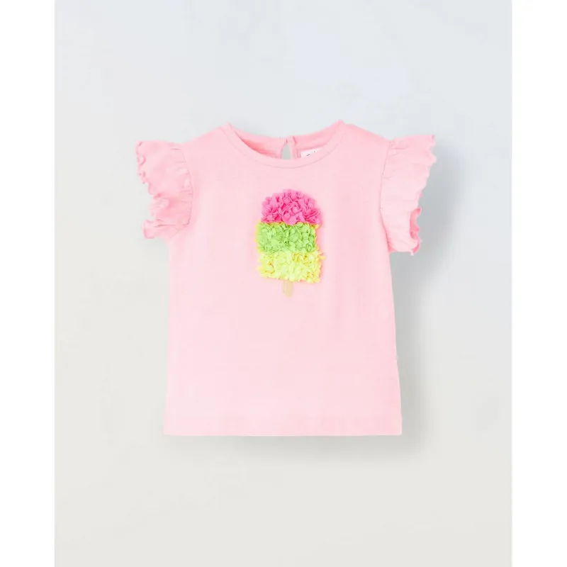 BLUKIDS MAJICA KRATAK RUKAV PINK