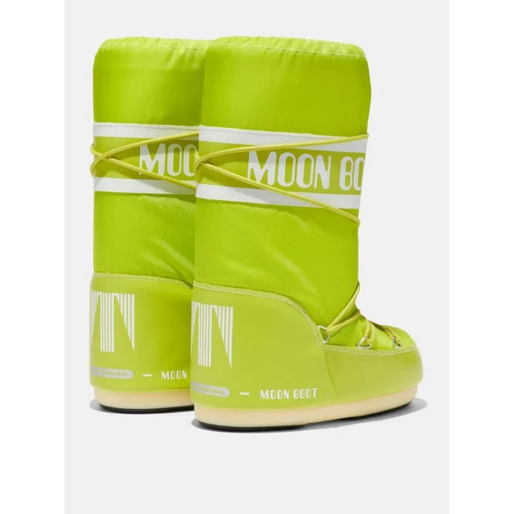 MOON BOOT CIZME ICON NYLON LIME