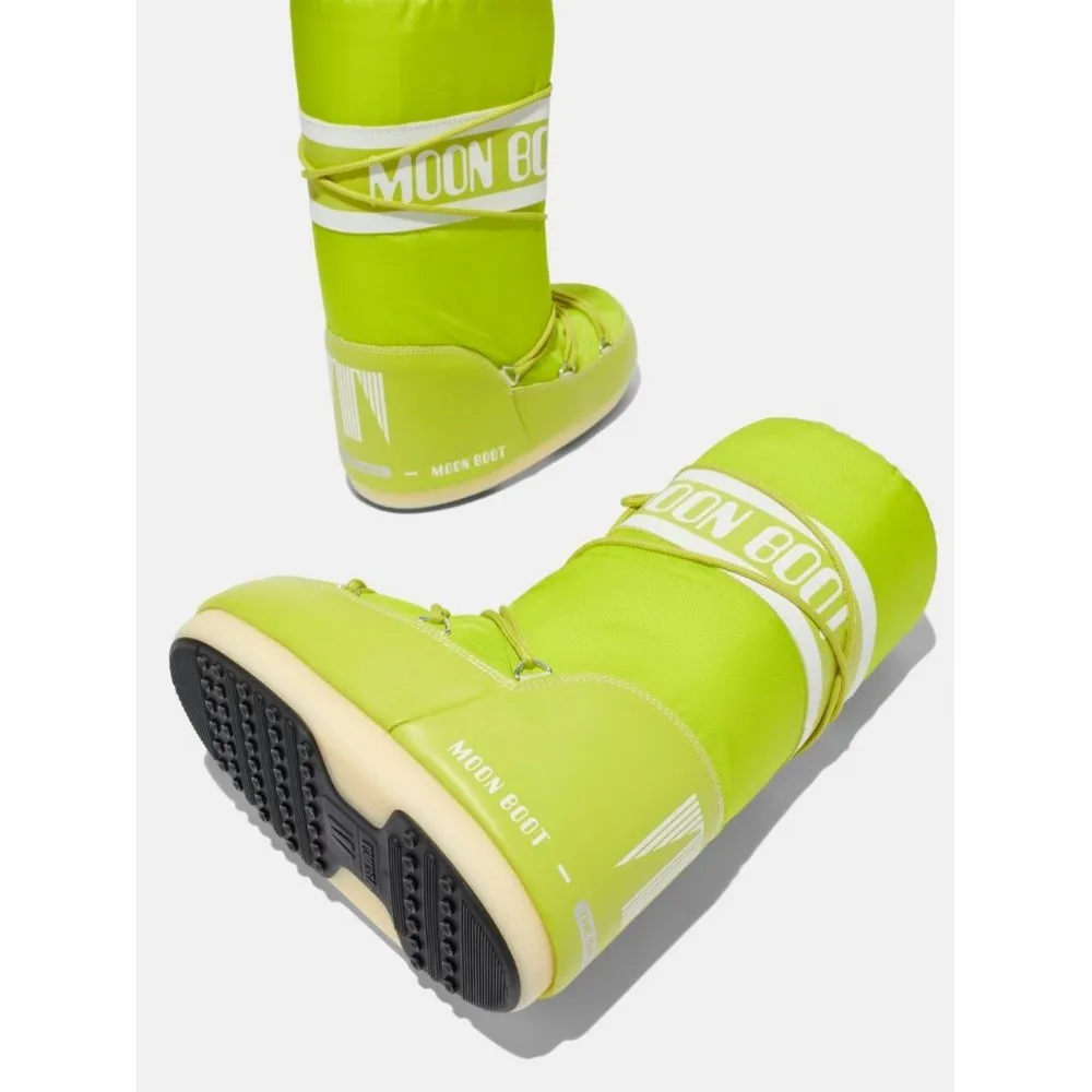 MOON BOOT CIZME ICON NYLON LIME