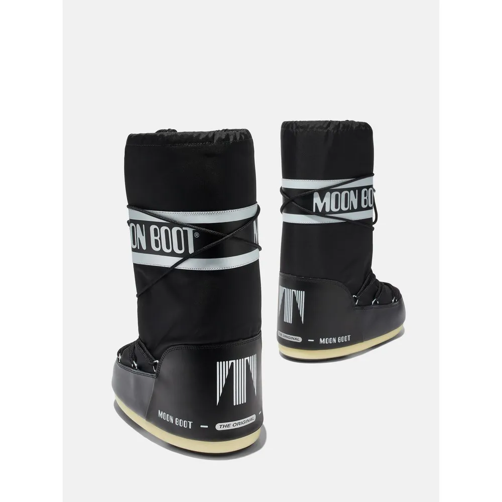 MOON BOOT ICON NYLON BLACK