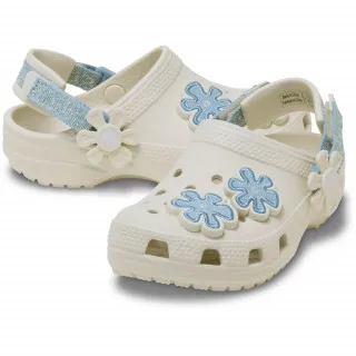 CROCS KLOMPE CLASSIC DNM FLWR ADJ BACKSTRAP T 