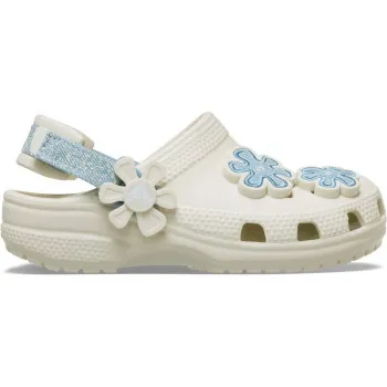 CROCS KLOMPE CLASSIC DNM FLWR ADJ BACKSTRAP T 