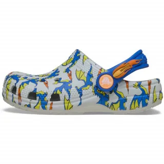 CROCS KLOMPE CLASSIC DRAGON GRAPHIC T 