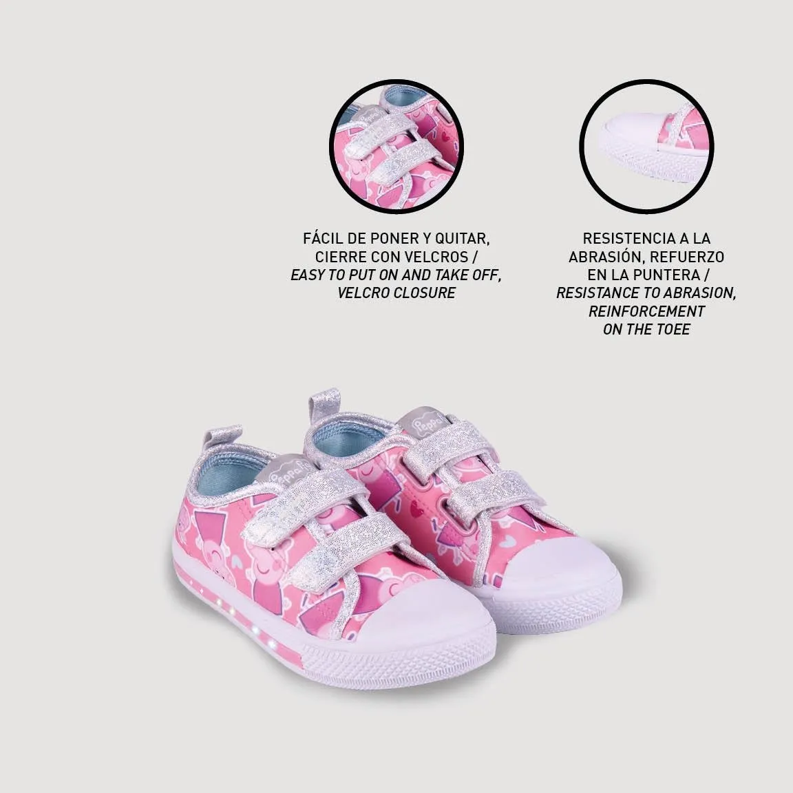 CERDA PATIKE PEPPA PIG PINK