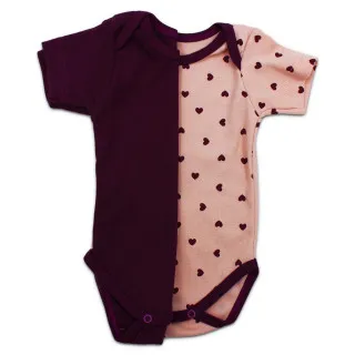 KIDZZ BODI 2X SRCE/BORDO