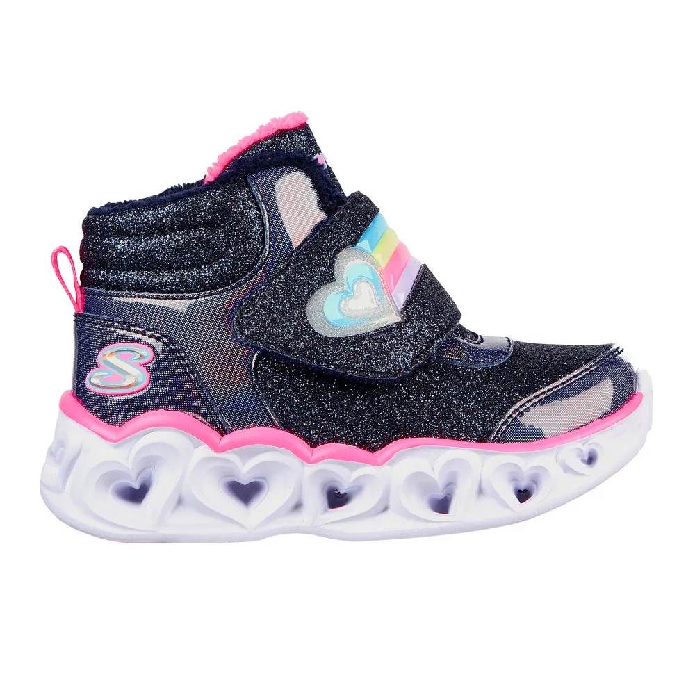 SKECHERS CIZME HEART LIGHTS-BRILLIANT RAINBO 