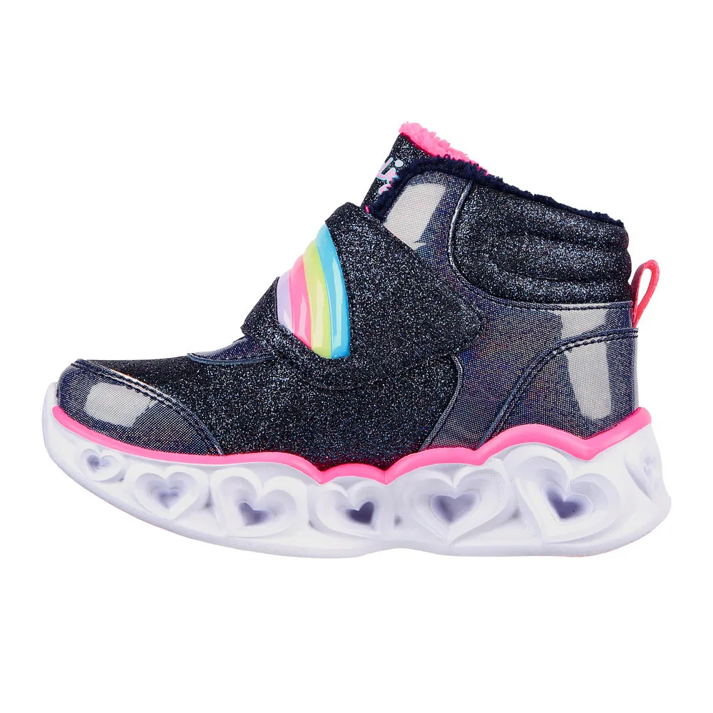 SKECHERS CIZME HEART LIGHTS-BRILLIANT RAINBO 
