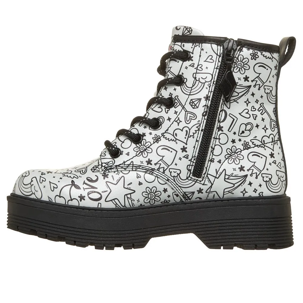 SKECHERS CIPELE GRAVLEN HI - DOODLE DOWN 
