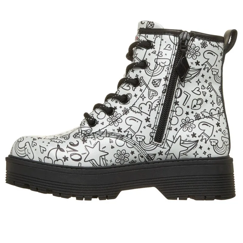 SKECHERS CIPELE GRAVLEN HI - DOODLE DOWN 