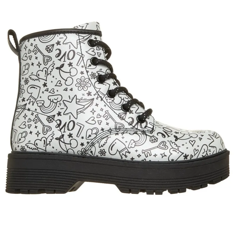 SKECHERS CIPELE GRAVLEN HI - DOODLE DOWN 